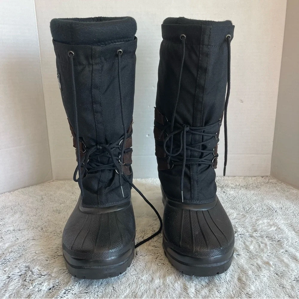 Itasca Men's Black Insulated Winter Boot Size 13